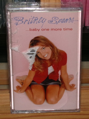 BRITNEY SPEARS BABY ONE MORE TIME WHITE CASSETTE SOMETIMES CRAZY FROM THE BOTTOM