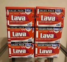 12-Pack Lava Soap 5.75 oz. Bar Heavy Duty Pumice Powered Hand Cleaner WD40 10185