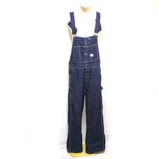 Blue Blue Dark Navy Overalls Vintage Reproduction Used 2 JAPAN