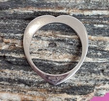 Toller Kettenanhänger , 925er Silber ,   Herz , Jette , ca. 4,3 x 4,0 cm