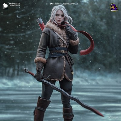 1:8 Scale The Hunters Apprentice High Quality Unpainted Resin Garage Kit