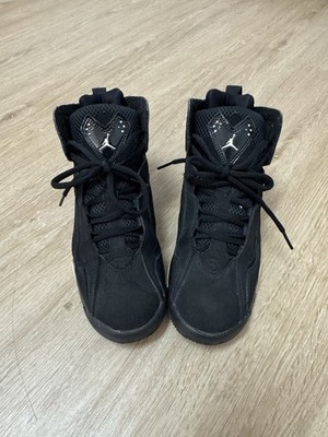 Nike GS Air Jordan True Flight Black Suede 343795-010 Size 7