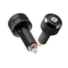 Contrappesi Stabilizzatori Bilancieri Moto Universali Alluminio Nero 13 a 17mm