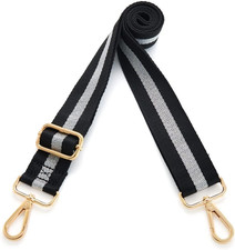 Purse Strap Replacement Crossbody Handbag Stripe Wide Adjustable