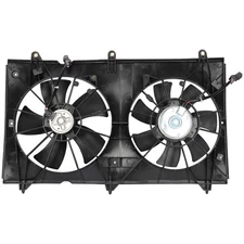 Radiator Condenser Cooling Fan Assembly For 2003-2007 Honda Accord 19030RAAA0