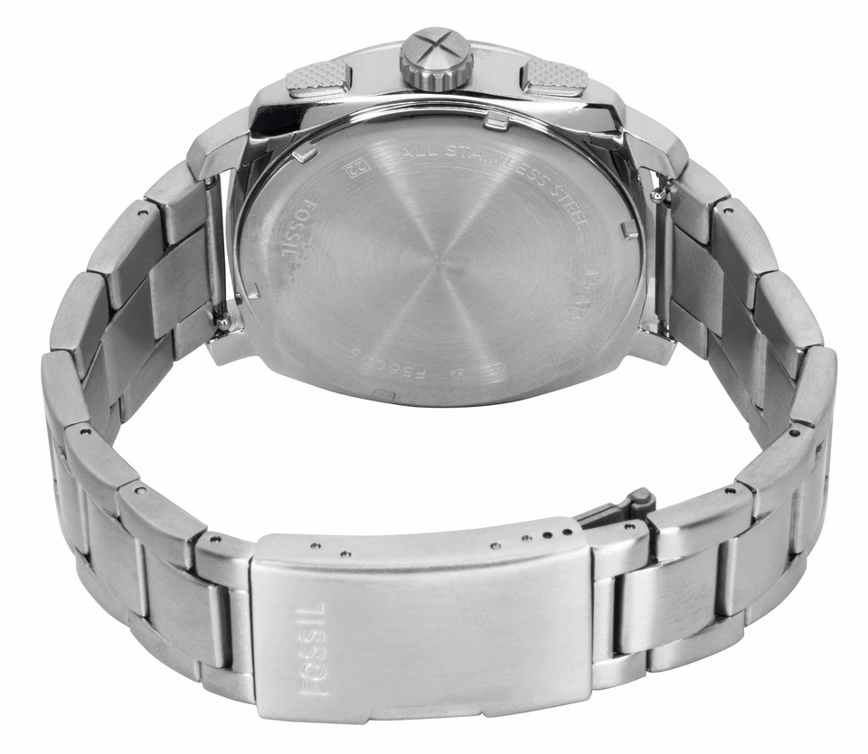 Fossil Machine Chronograph Stainless Steel Black Dial Quartz FS6095 Men's Watch - image 4 of 4