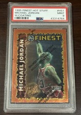1995 Finest Hot Stuff Michael Jordan With Coating PSA 9 Mint #HS1