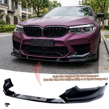 Fit For Bmw M5 F90 Front Bumper Splitter Lip Glossy Black Mp Style 2018-2020 Fit For Bmw M5 F90 Front Bumper Splitter Lip Glossy Black Mp Style 2018-2020