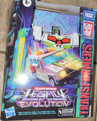 Hasbro Transformers Legacy Evolution Autobot Medix Action Figure Ambulance