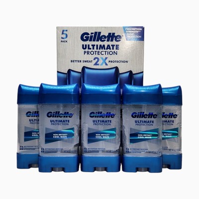 Deodorant Antiperspirant Gillette Ultimate Protection 3.8 oz. 6-in-1 (5-pack)