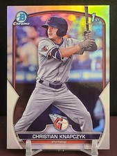 2023 Bowman Draft Chrome Christian Knapczyk Refractor #BDC-180 1st Bowman RC