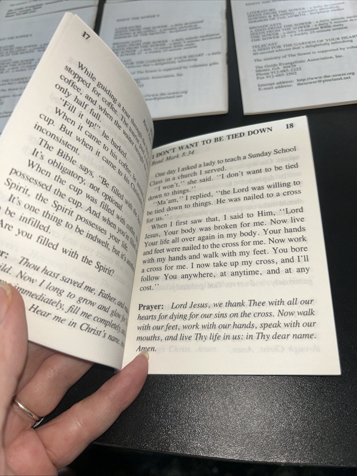 VTG 1990's Lot- 12 Guido Ministries  Inspirational Booklets Religious Pamphlets