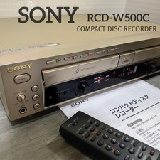 Sony RCD-W500C CD Changer CD Recorder Excellent condition w/remote