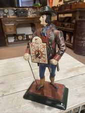 JVE Dutch Clock Peddler Figural Mantel Clock