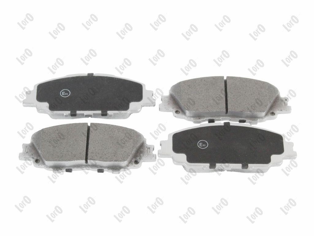 ABAKUS Brake Pad Set Disc Brake 231-01-378 for Toyota, Reinforced