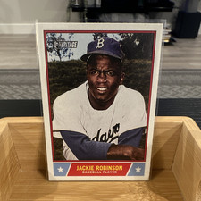 Topps 2025 Heritage Jackie Robinson Notable Americans #NS-46 Dodgers Insert