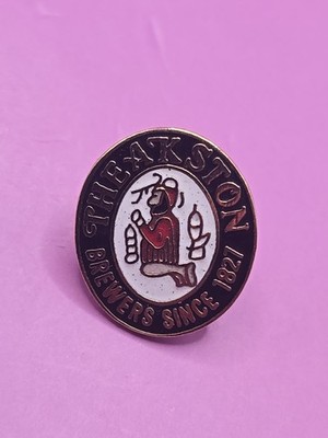 Theakston Brewers Pin Anstecker Metall Vintage Sammlerstück - Yorkshire Dales