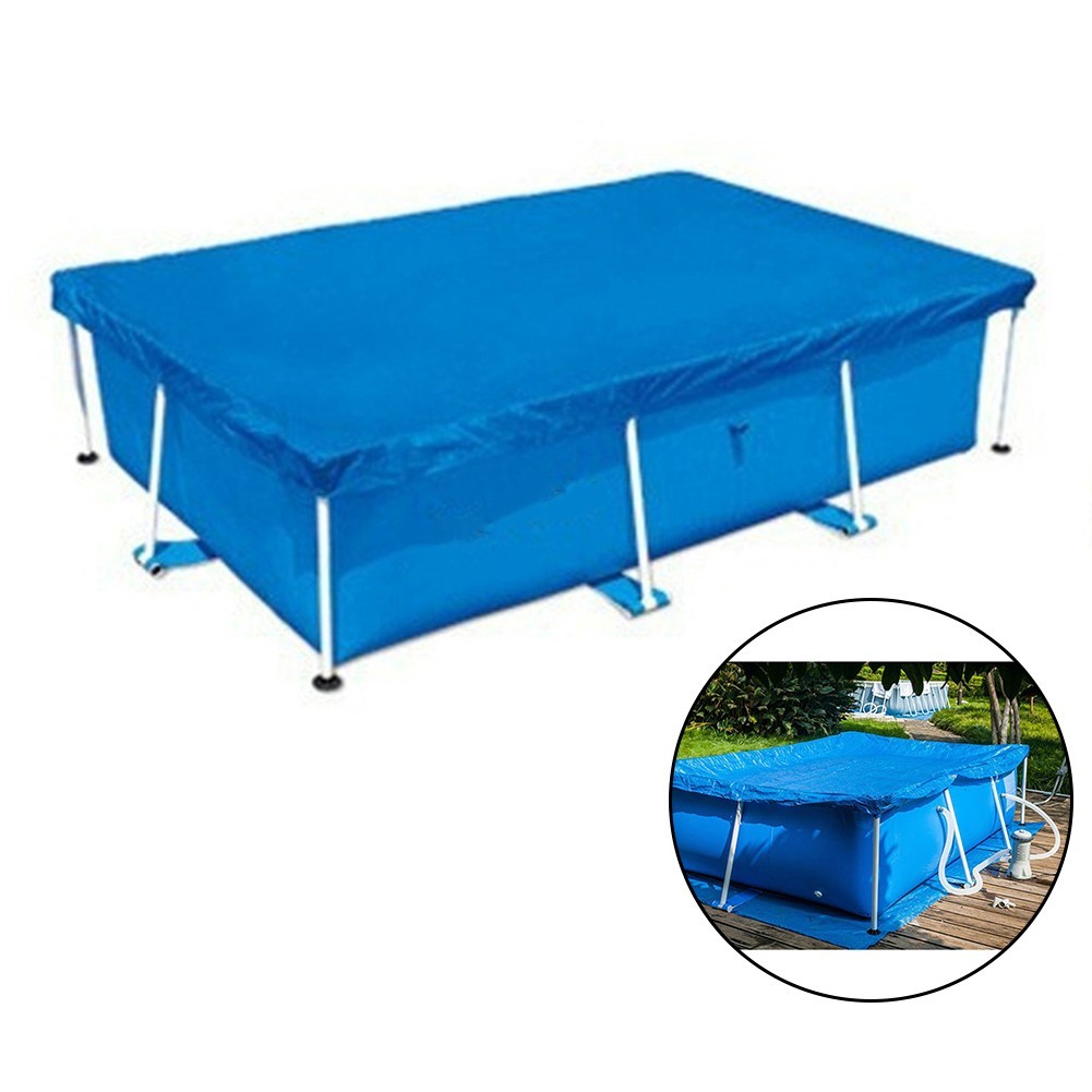 Funda Piscina Cuadrada Fiable con Soporte Varios Tamaños Disponibles
