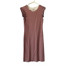 Velvet Torch Striped Shortsleeve  Dress Size Large 