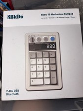 8BitDo C64 Edition Retro 18 Bluetooth Mechanical Numpad for Android and Windows