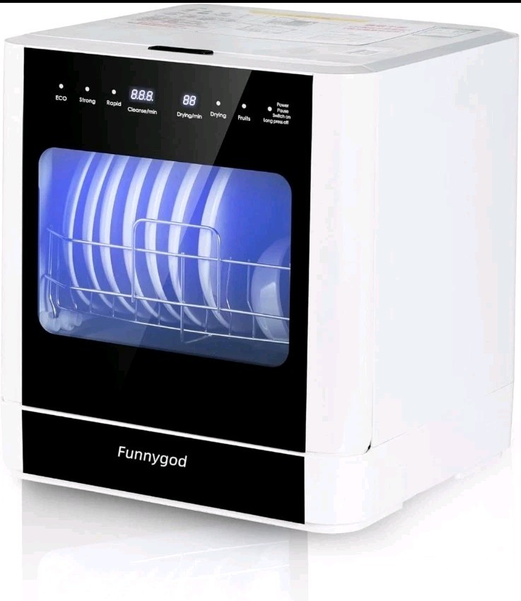 Brand New & Sealed! Portable Countertop Dishwasher- Automatic 4 Cleaning Modes