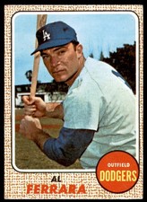 1968 TOPPS AL FERRARA LOS ANGELES DODGERS #34