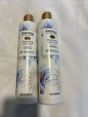 2 Pantene Pro-V Nutrient Blends Illuminating Color Care w/Biotin Shampoo 9.6 Oz