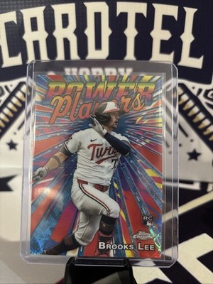 2025 Topps Chrome - Power Players MLB Logofractor #PP-23 Brooks Lee (RC) Twins