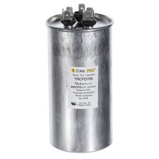 TRCFD705 Titan Pro Round Dual Motor Run Capacitor 70/5 MFD 440/370V 