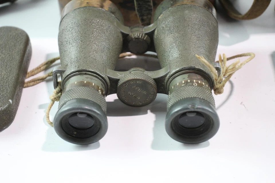 Vintage Voigtlander Braunschweig Mod.08 & Heath & Co Binoculars Working x 2 - Image 2 of 4
