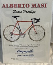 Pubblicità rivista bicicletta Alberto Masi Nuovo Prestige