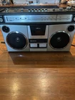 Vintage 1978 Sanyo M9977 Boombox Radio Works Cassette Not Working READ