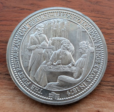 1979 TRAVELLERS FARE CENTENARY CELEBRATION 38mm MEDAL RAILWAY / TRAIN INTEREST