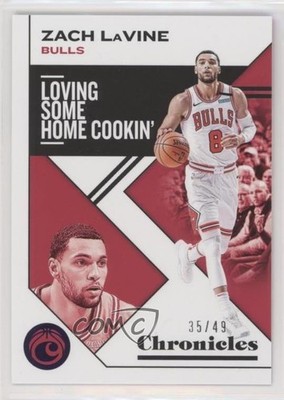 2019-20 Panini Chronicles Purple 35/49 Zach LaVine #43 5y5