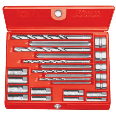#ad Ridgid 35585 1 4quot; 1 2quot; Model 10 Screw Extractor Set w Pre Formed Plastic Box $136.12