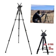 Adjustable Shooting Sticks for Hunting, Lightweight Aluminum 360 Shooting