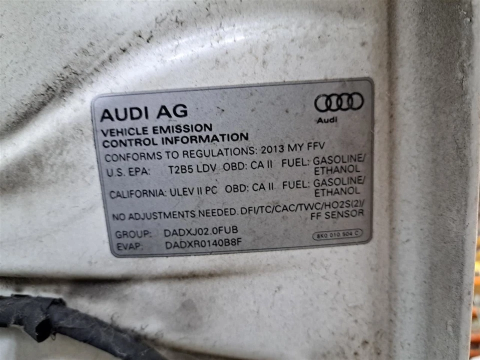 Eje/Cv eje C/V 2013 Q5 Audi Sku#4229035 Foto 3 de 4