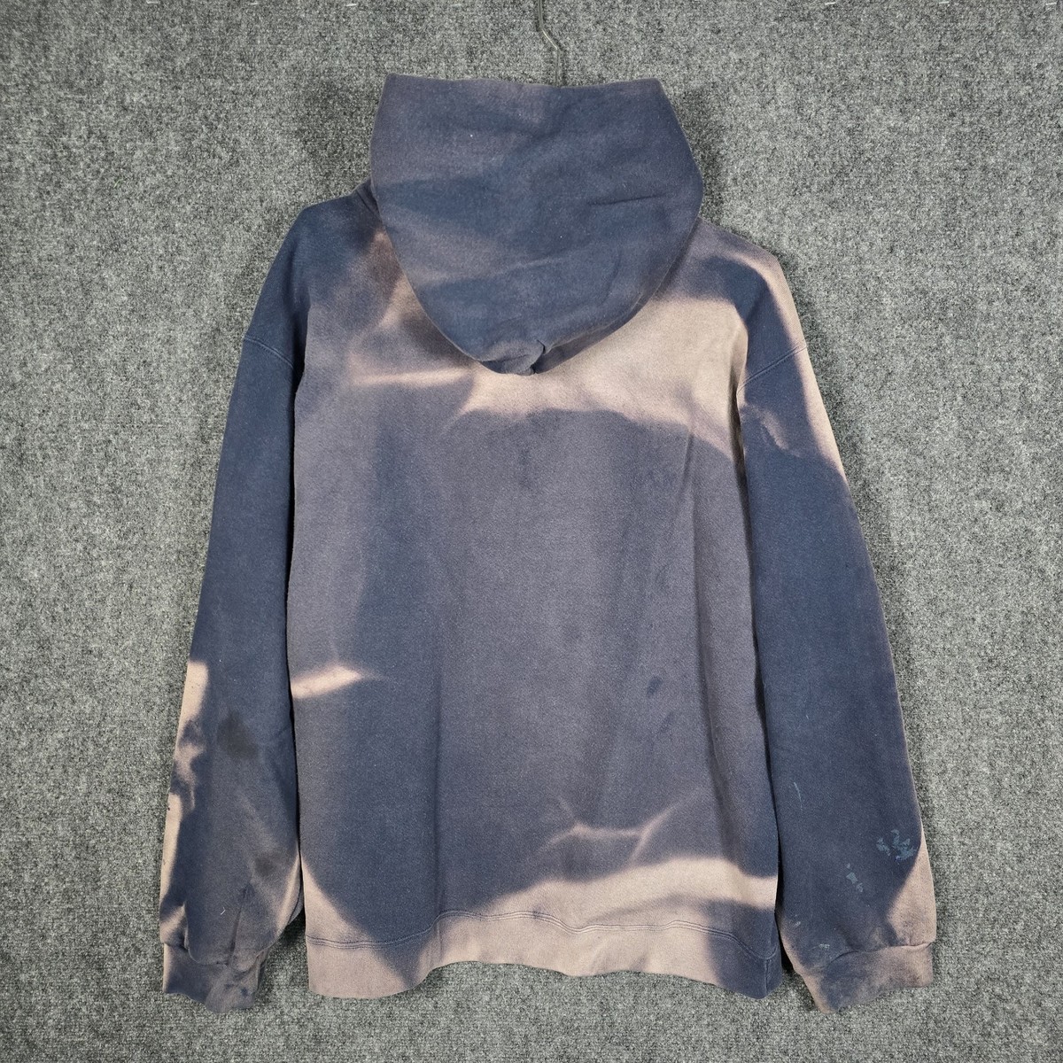 Vintage 90s Nike Hoodie Mens XL Center Swoosh Blue Faded