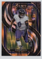 2024 Panini Select Premier Level Black & Orange Shock Prizm Roquan Smith 1cz3