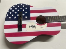 Willie Nelson Signed Autographed Full Size Acoustic Guitar PSA/DNA