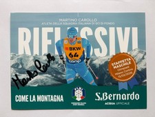 orig. sign. Autogrammkarte Skilanglauf * Martino Carollo * 3. OS 26 Staffel