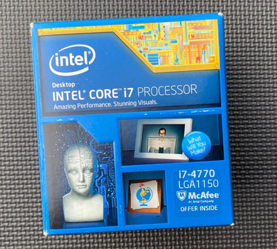 Intel Core i7-4770 Processor 3.4 GHz, 8M Cache, new in open box