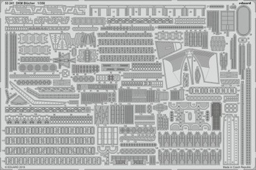 Eduard 53241 1/350 DKM Blucher for TRP Photo Etch Detail Set