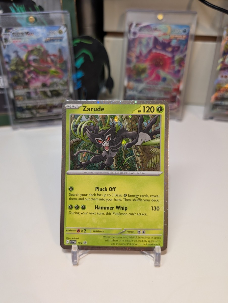 Zarude SVP199 Black Star Cosmos Holo Promo Destined Rivals Pokemon
