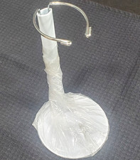 Strong White Adjust 4 x 7-9.5 in Doll Stand fits 14 to 16 in Dolls Vintage VG