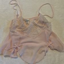 Secret Treasures Pink Laced Sleep Top Size Medium