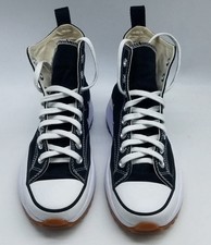 Converse Run Star Hike High Black/White/Gum Mens 6 Womens 7.5 166800C Taylor All