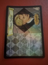 Harry Potter Trading Card Game Draco Malfoy Holo Foil 3/116 TCG 2001 Base Set