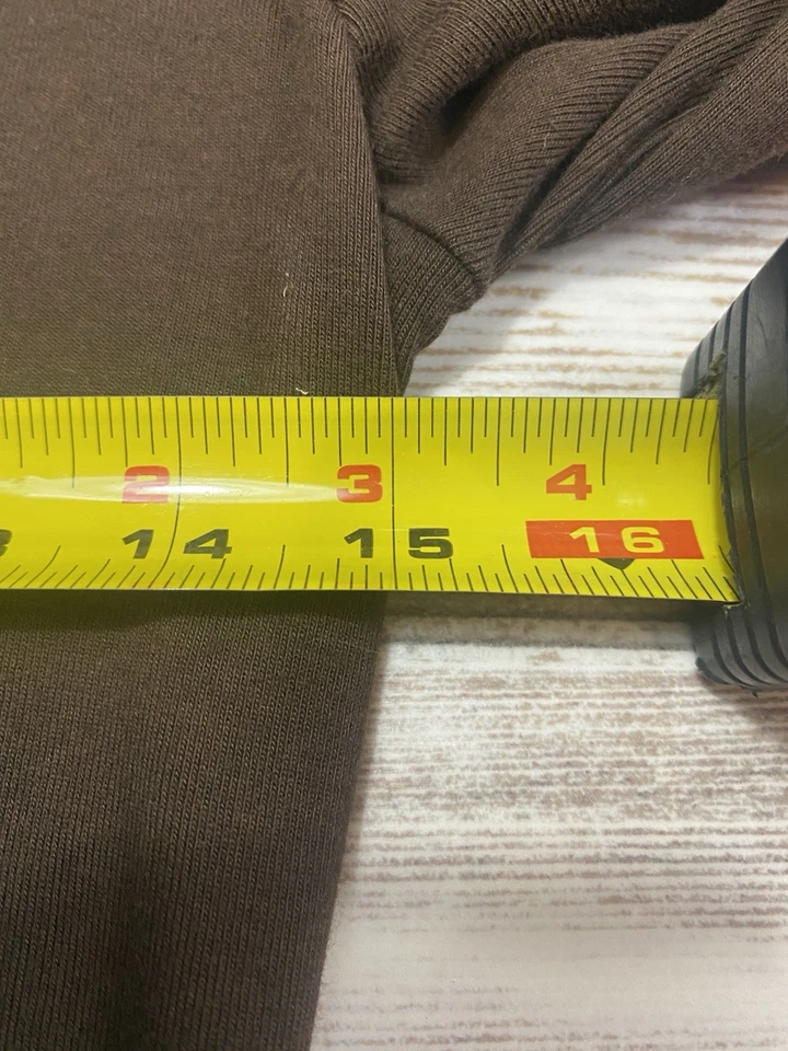 Camiseta LILLY PULITZER Suave Elastizada Manga Larga Marrón Cuello en V Top Talla X-Pequeña Foto 4 de 4