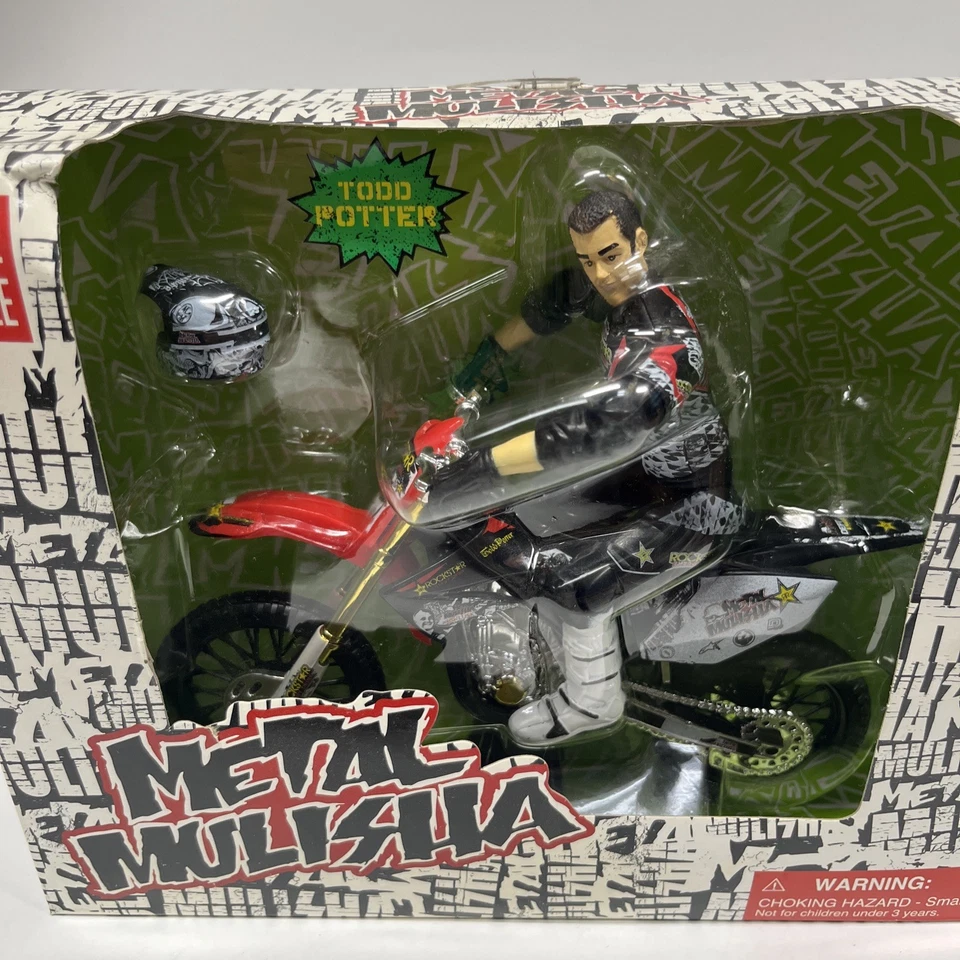 Ronin Syndicate Metal Mulisha FMX Rider Todd Potter 1:12 Scale Motorcycle Figure - Image 2 of 4